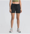 Quick-Dry Drawstring Running Shorts for Women