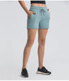 Quick-Dry Drawstring Running Shorts for Women