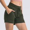 Quick-Dry Drawstring Running Shorts for Women