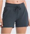 Quick-Dry Drawstring Running Shorts for Women