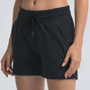 Quick-Dry Drawstring Running Shorts for Women