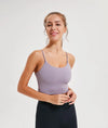 Solid Cami Sports Bra