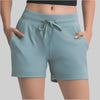 Quick-Dry Drawstring Running Shorts for Women