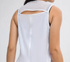 Cut-out Back Mesh Tank Top Quick-Dry Sleeveless Running & Yoga Shirt