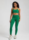 2-Piece Yoga Set - High-Waist Leggings & Backless Sports Bra