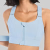 Zipper Front Sports Bra