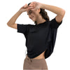 Women's Drawstring Side Yoga Shirt