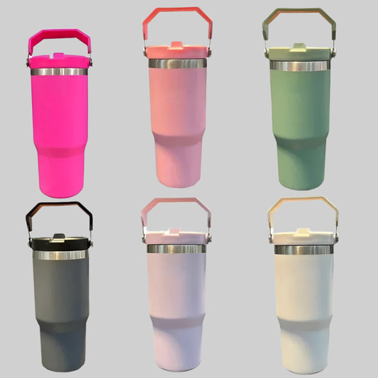 30oz Iceflow Flip Straw Tumbler