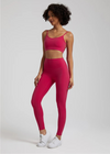 2-Piece Yoga Set - High-Waist Leggings & Backless Sports Bra