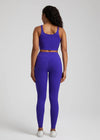 2-Piece Yoga Set - U-Back Crop Top & High-Waist Leggings