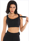 Zipper Front Sports Bra