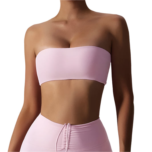 Women's Strapless Yoga Set