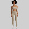 2-Piece Yoga Set - High-Waist Leggings & Backless Sports Bra