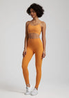 2-Piece Yoga Set - High-Waist Leggings & Backless Sports Bra