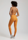 2-Piece Yoga Set - High-Waist Leggings & Backless Sports Bra