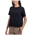 Women's Drawstring Side Yoga Shirt